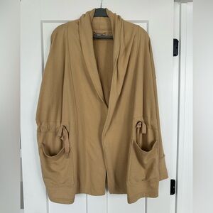 Knox Rose Oversized Jacket. Tan color. Size L.